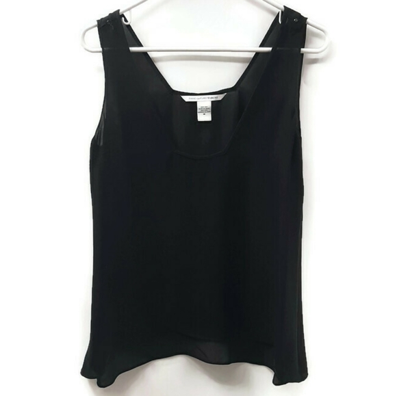 DVF Silk floral blouse & cami sz 10 - Picture 3 of 15